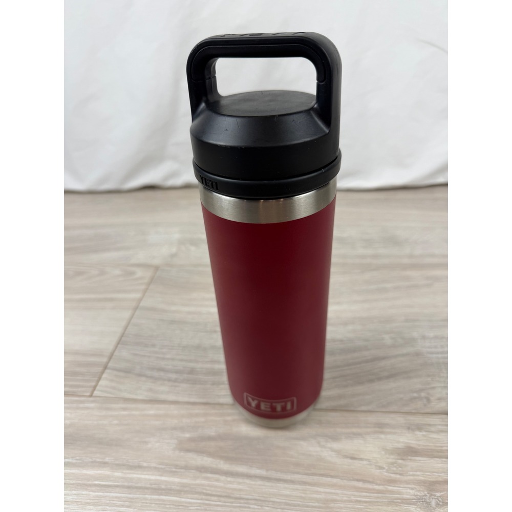 YETI Rambler 18 oz Peloton Bottle Red Stainless Steel Vacuum Insulated Water Jug - Picture 3 of 8